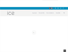 Tablet Screenshot of icegroupe.com